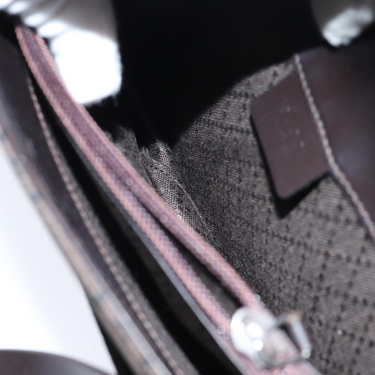 GUCCI GG Canvas Hand Bag 3Set Black Brown 76727