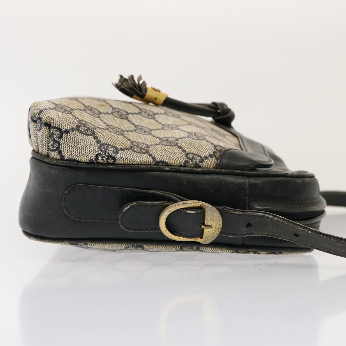 GUCCI GG Supreme Shoulder Bag PCV Navy 001 256 1066 76733