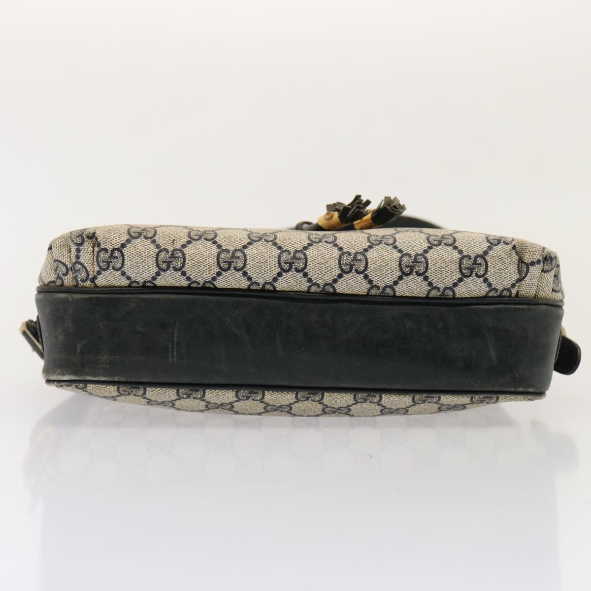 GUCCI GG Supreme Shoulder Bag PCV Navy 001 256 1066 76733