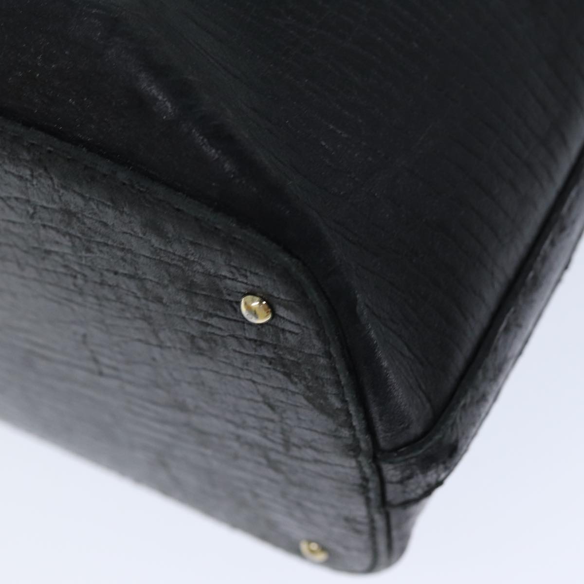 GUCCI Horsebit GG Canvas Hand Bag Black 137385 76810
