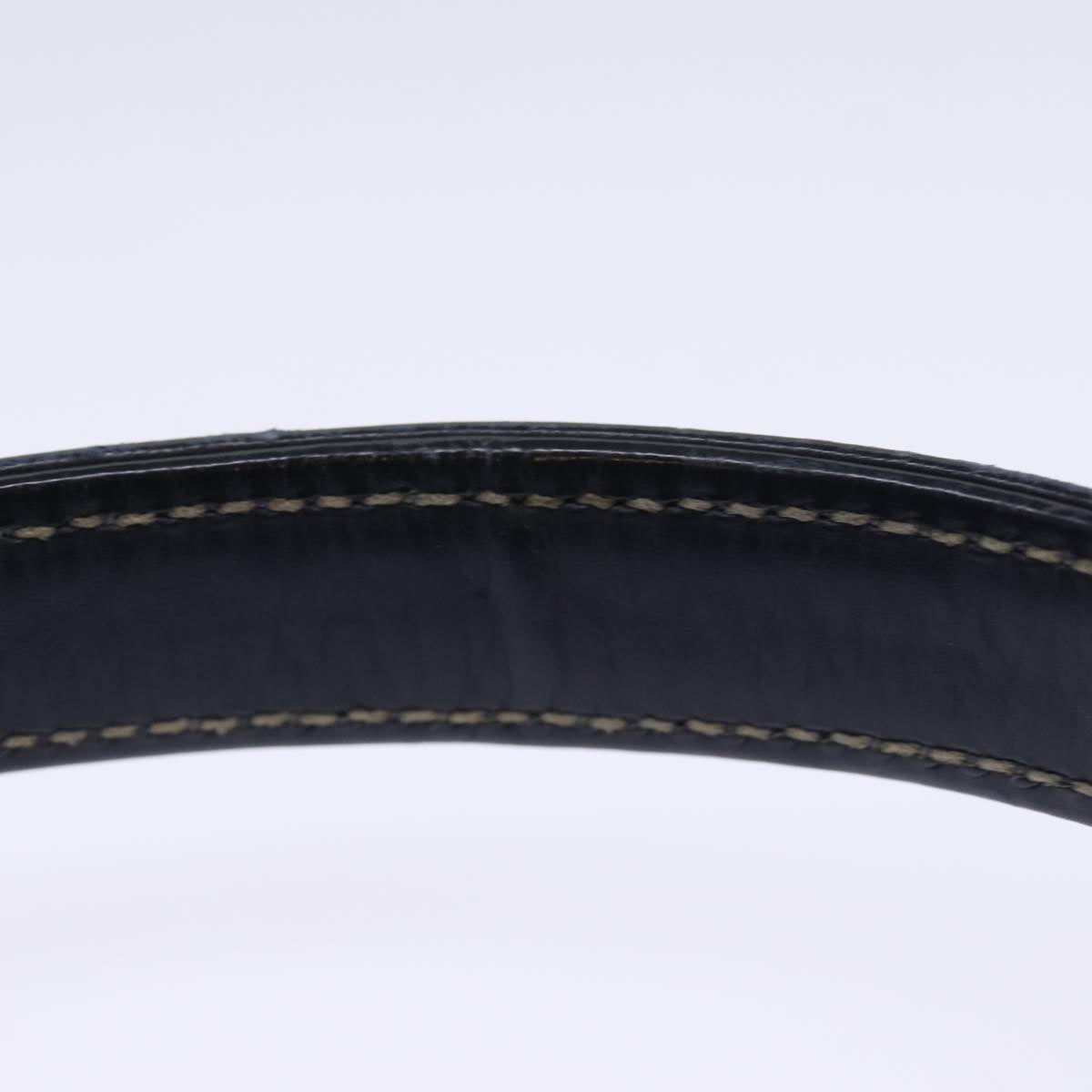 GUCCI Hand Bag Leather Navy 76886