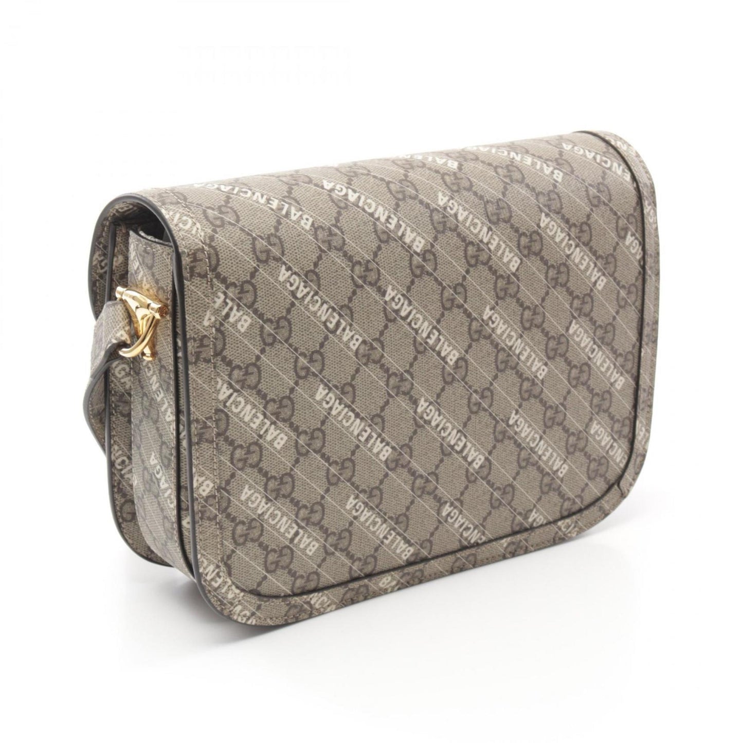 Gucci    Coated Canvas Shoulder Bag (Pre-Owned)
