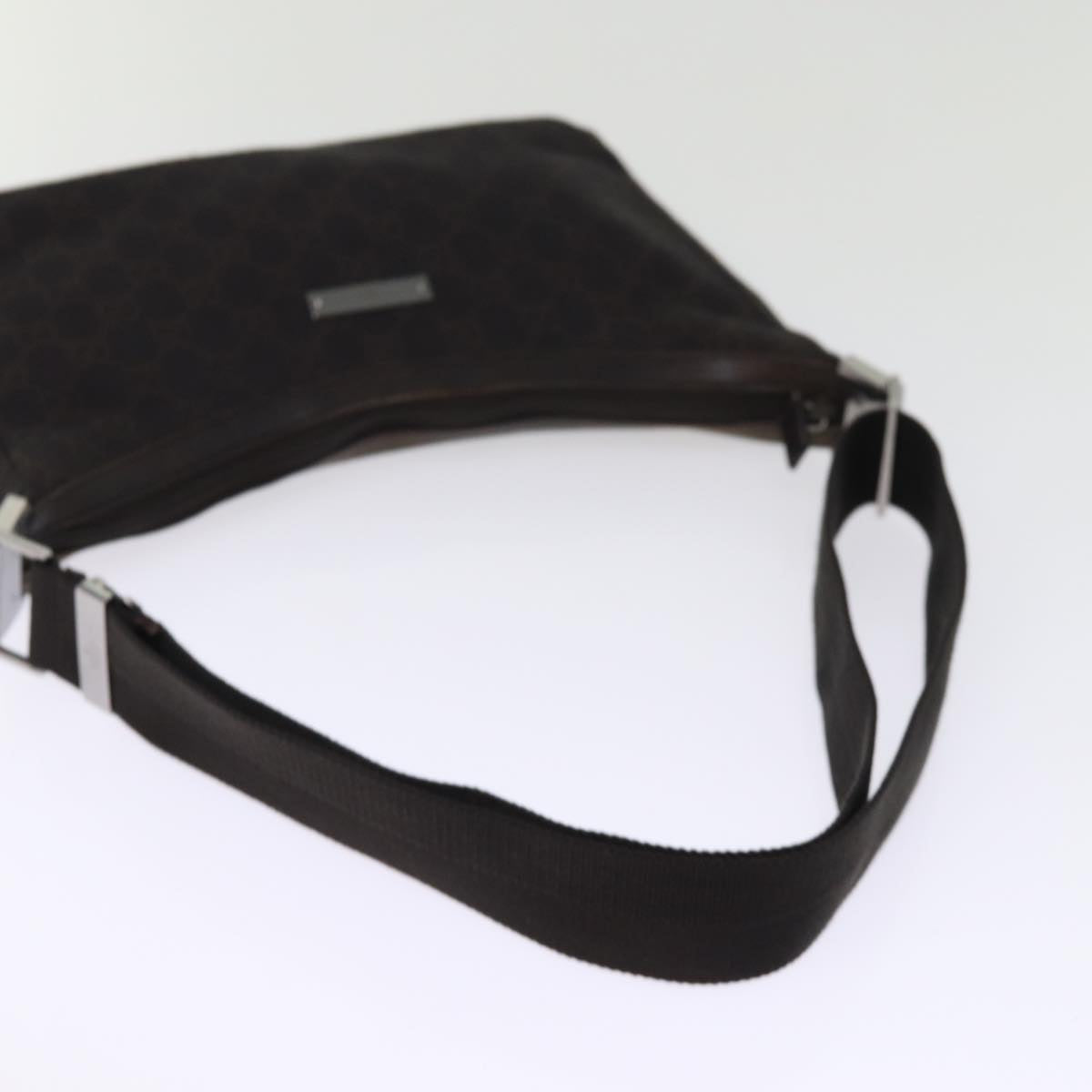 GUCCI GG Canvas Shoulder Bag Brown 35098 77014