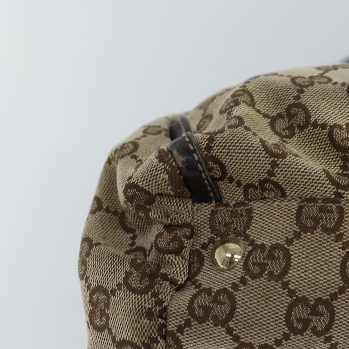 GUCCI GG Canvas Abbey Hand Bag Beige 189831 77031