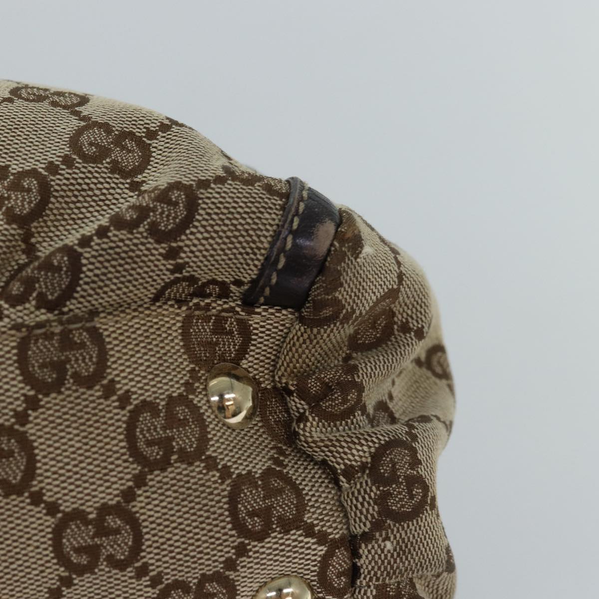 GUCCI GG Canvas Abbey Hand Bag Beige 189831 77031