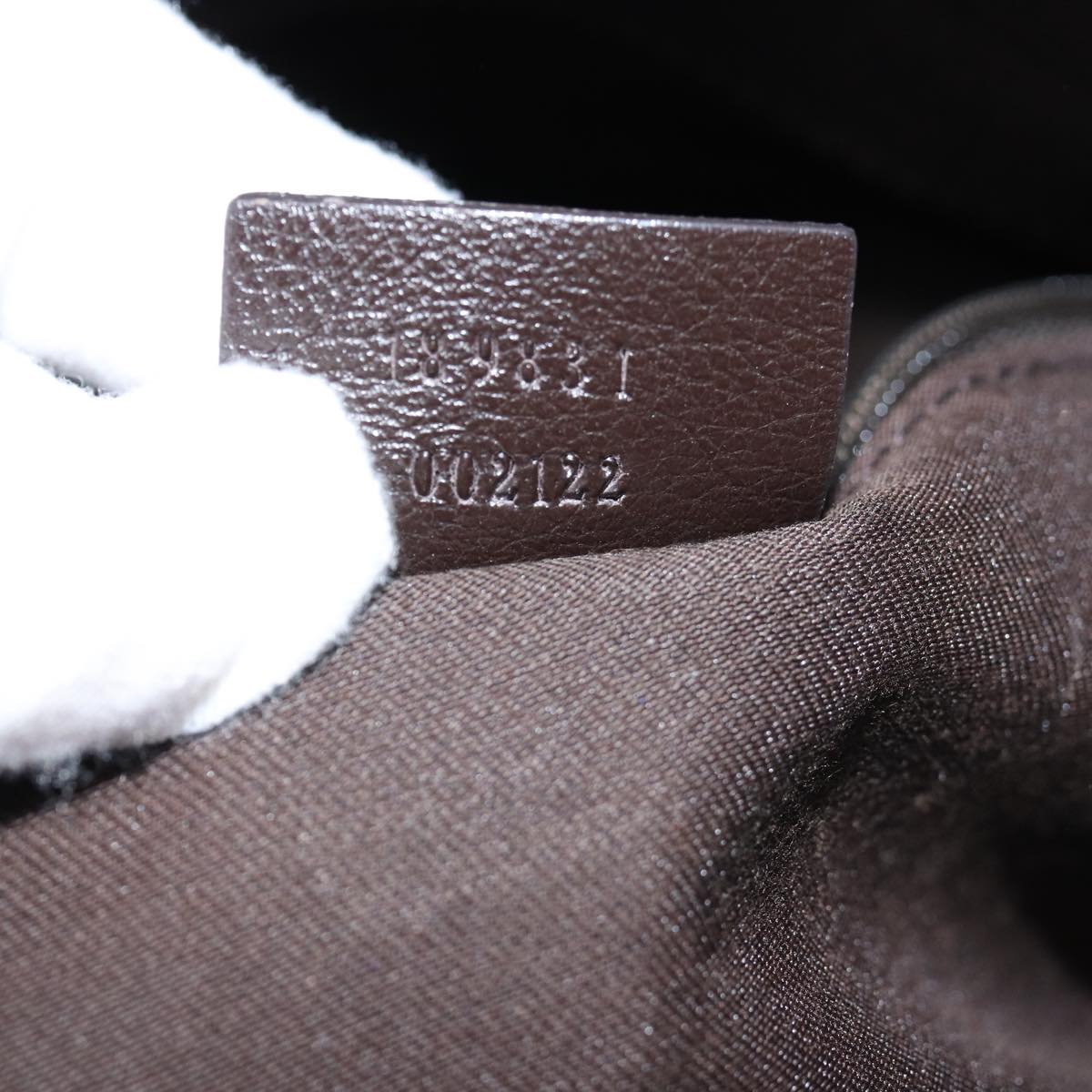 GUCCI GG Canvas Abbey Hand Bag Beige 189831 77031