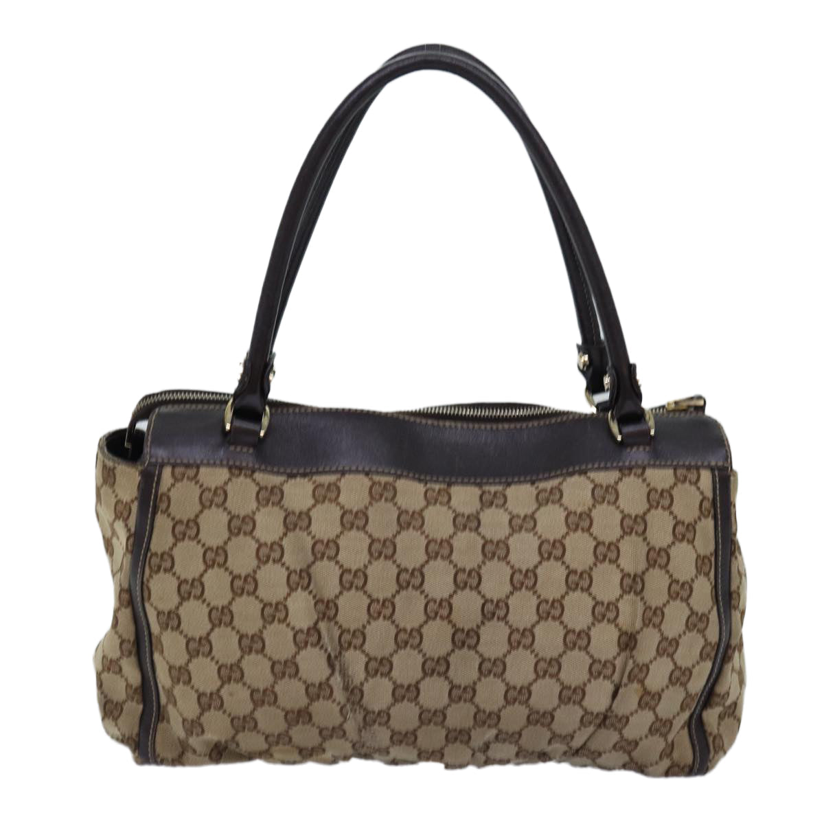 GUCCI GG Canvas Abbey Hand Bag Beige 189831 77031