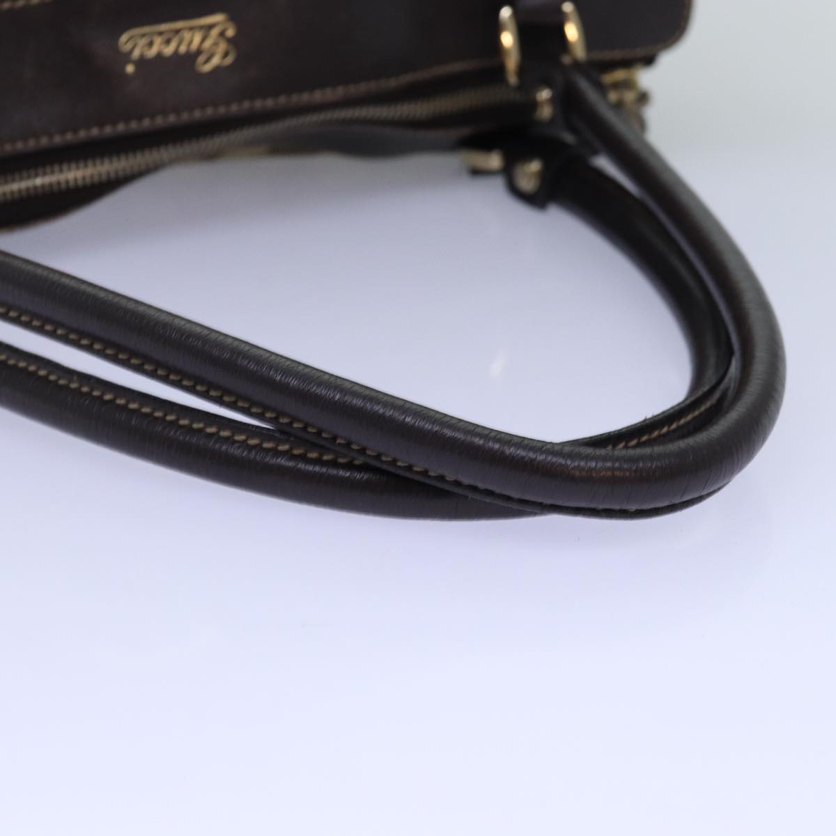 GUCCI GG Canvas Abbey Hand Bag Beige 189831 77031