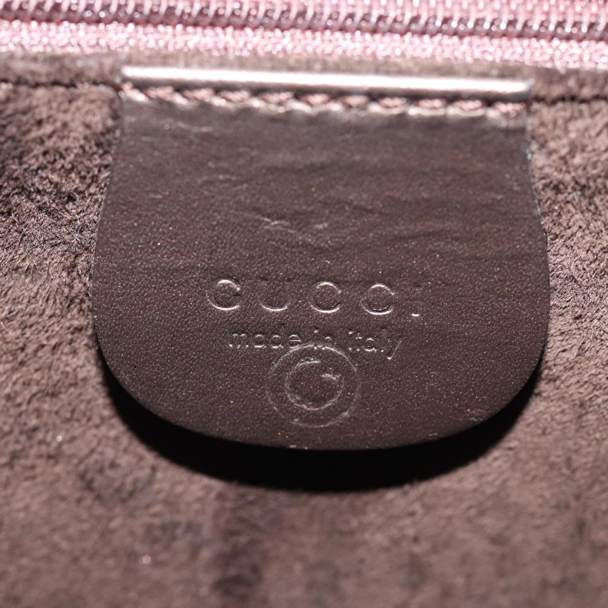 GUCCI Hand Bag Leather outlet 2way Brown 001 2058 1853 6 77087
