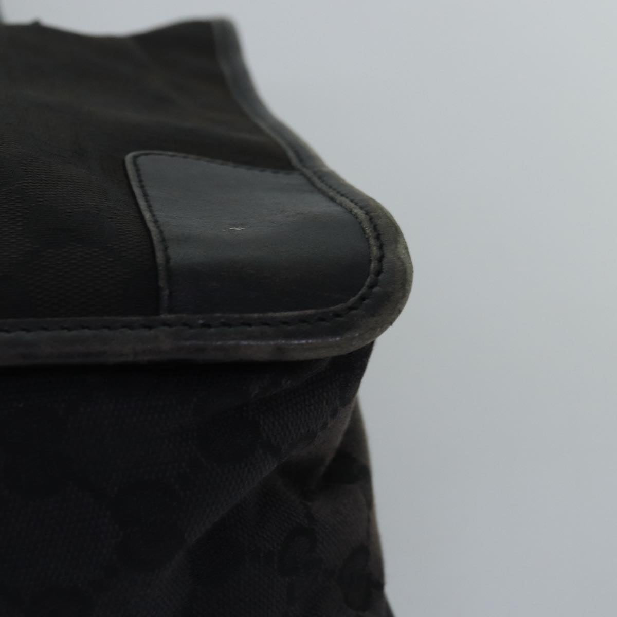 GUCCI GG Canvas Hand Bag Black 000 0855 77090