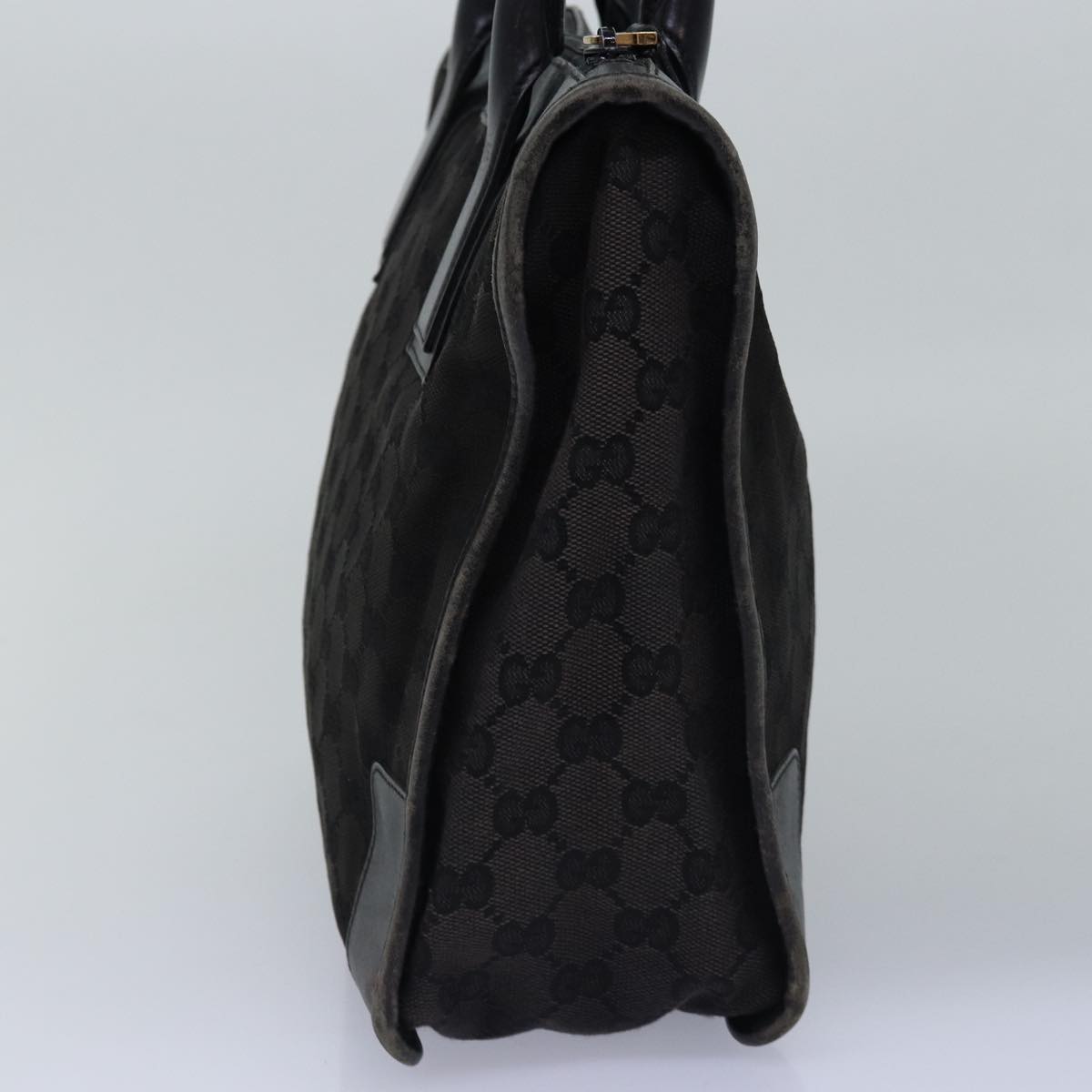 GUCCI GG Canvas Hand Bag Black 000 0855 77090