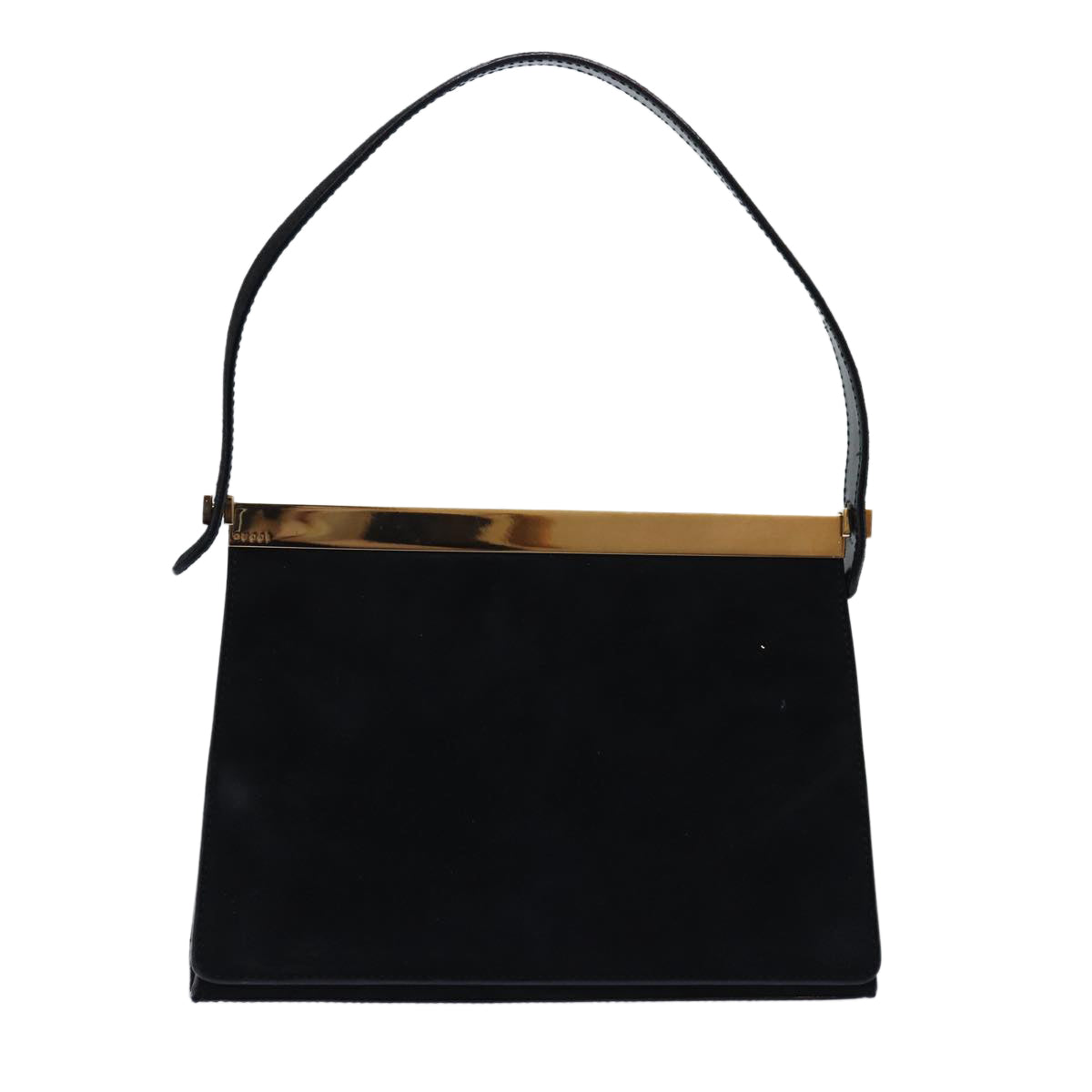 GUCCI Hand Bag Suede Black 001 2058 1928 0 77342