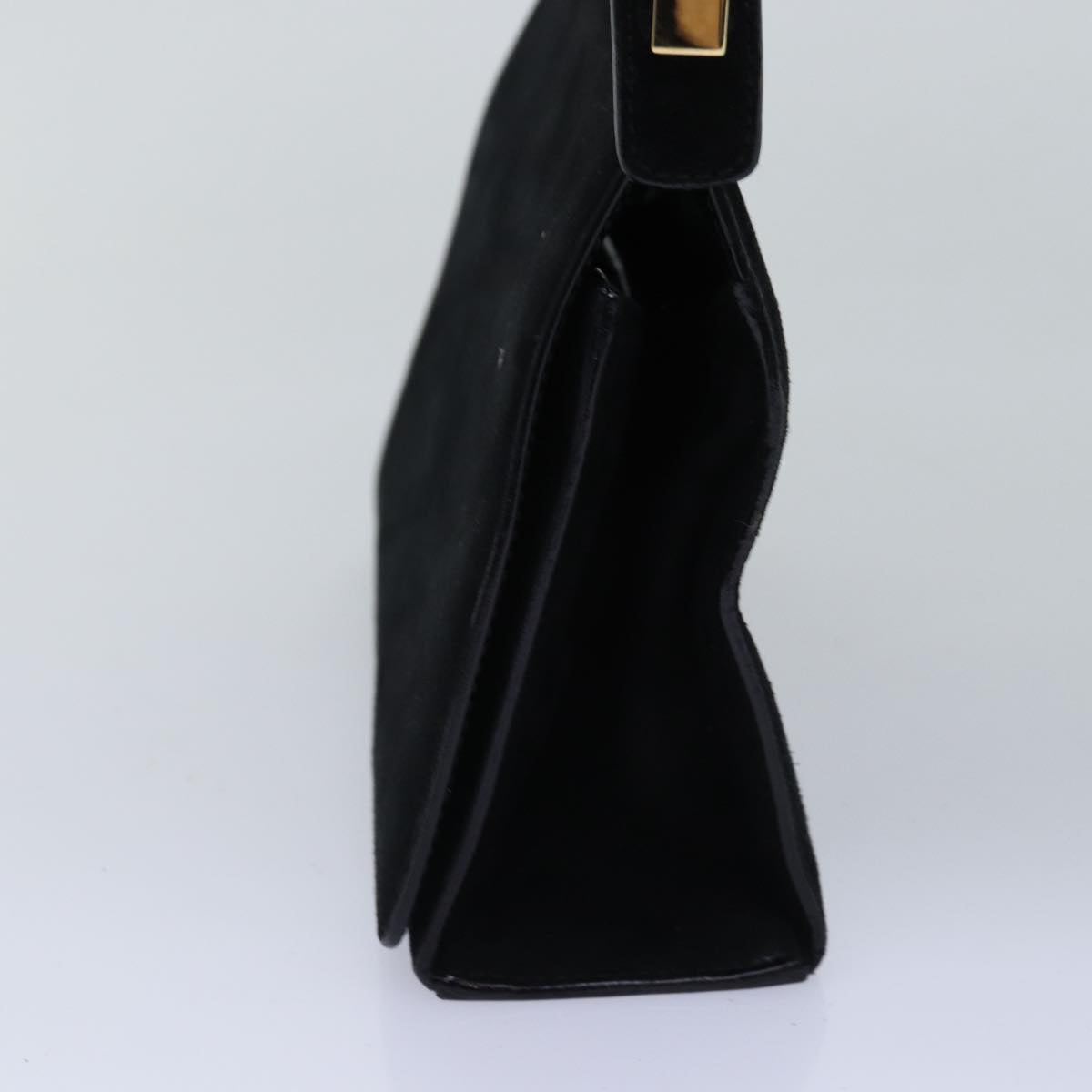 GUCCI Hand Bag Suede Black 001 2058 1928 0 77342