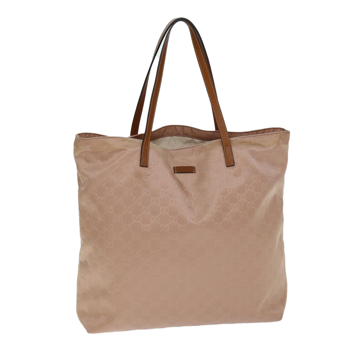 GUCCI GG Canvas Tote Bag Pink 295252 77369