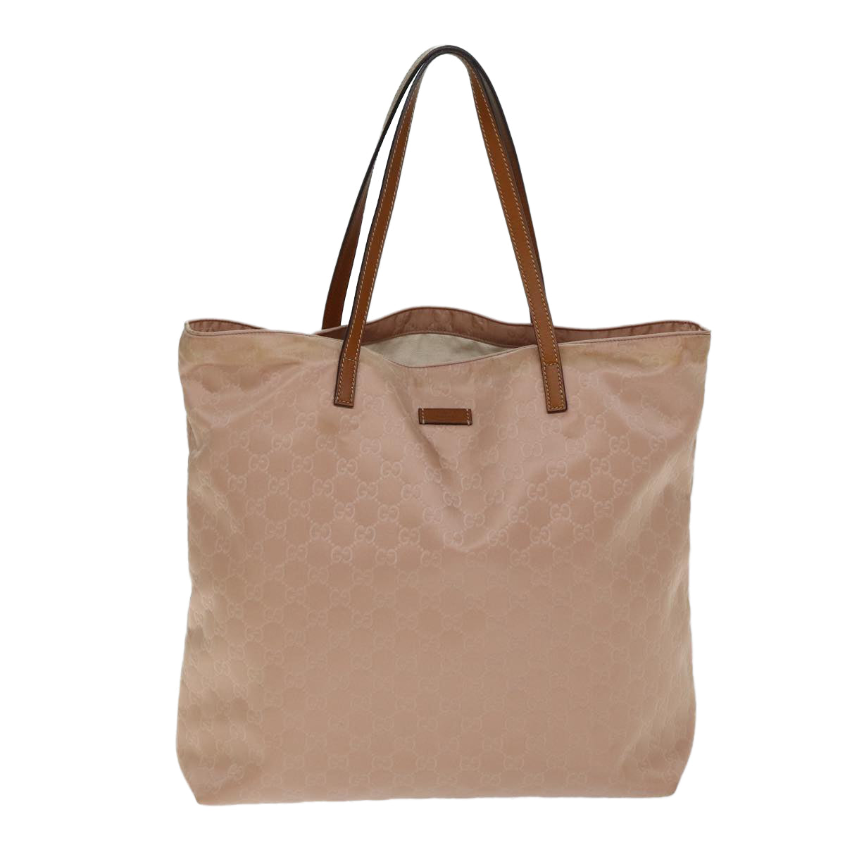 GUCCI GG Canvas Tote Bag Pink 295252 77369