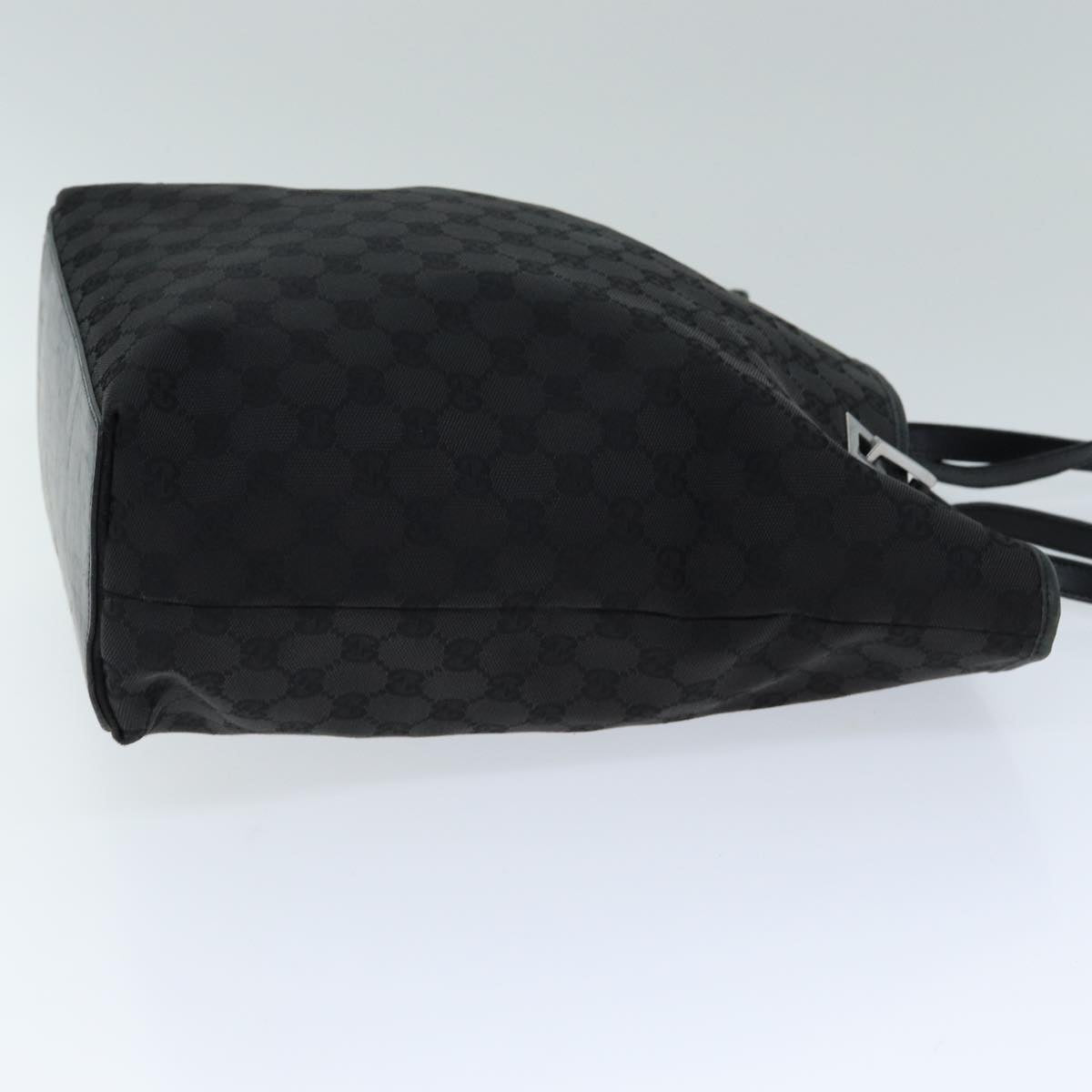 GUCCI GG Canvas Tote Bag Black 31243 77370