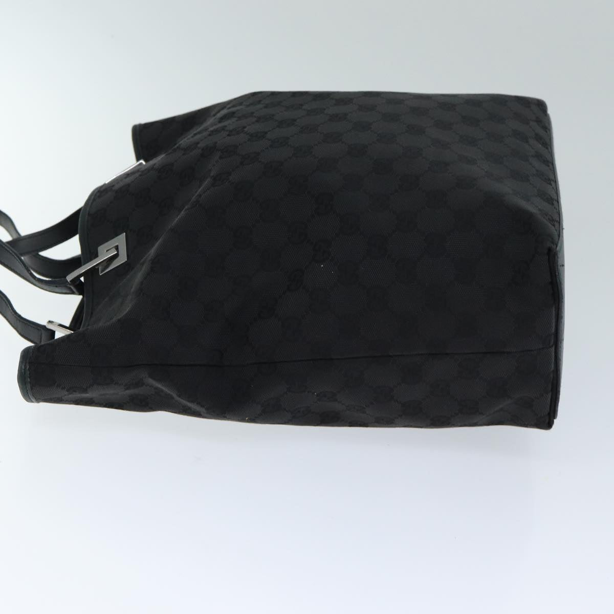 GUCCI GG Canvas Tote Bag Black 31243 77370