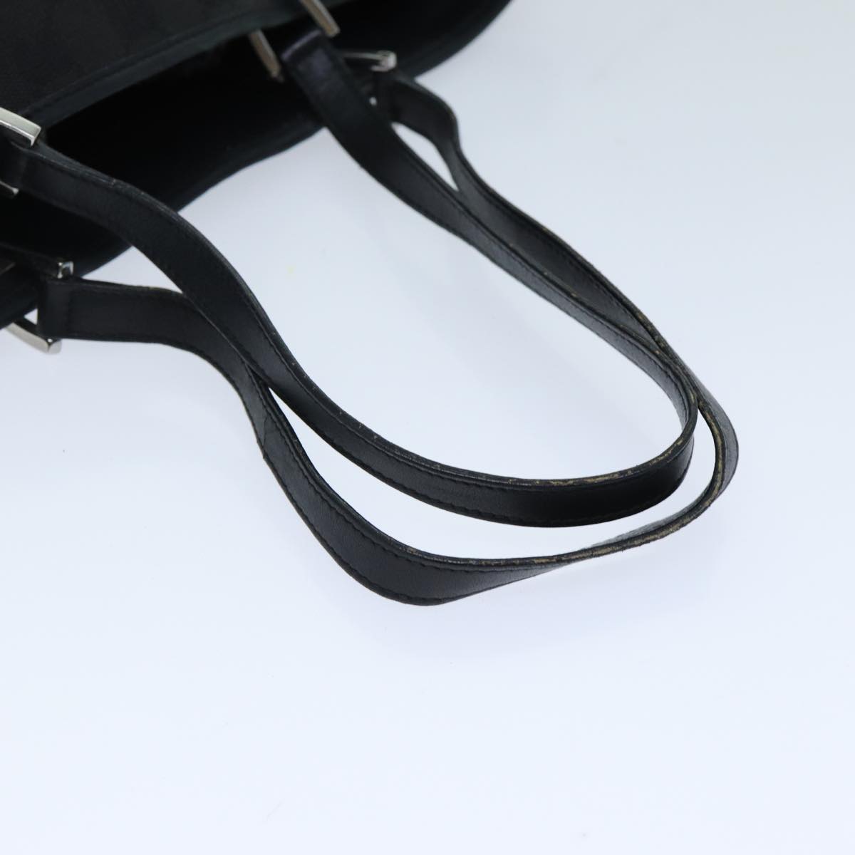 GUCCI GG Canvas Tote Bag Black 31243 77370