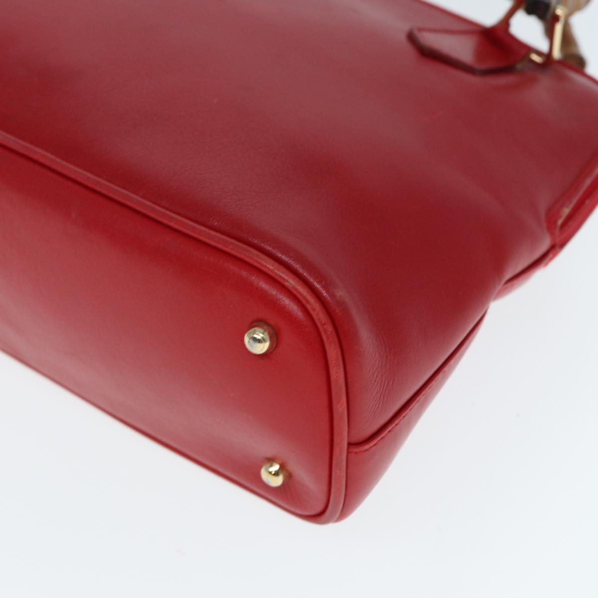 GUCCI Bamboo Hand Bag Leather 000 2865 0290 77456