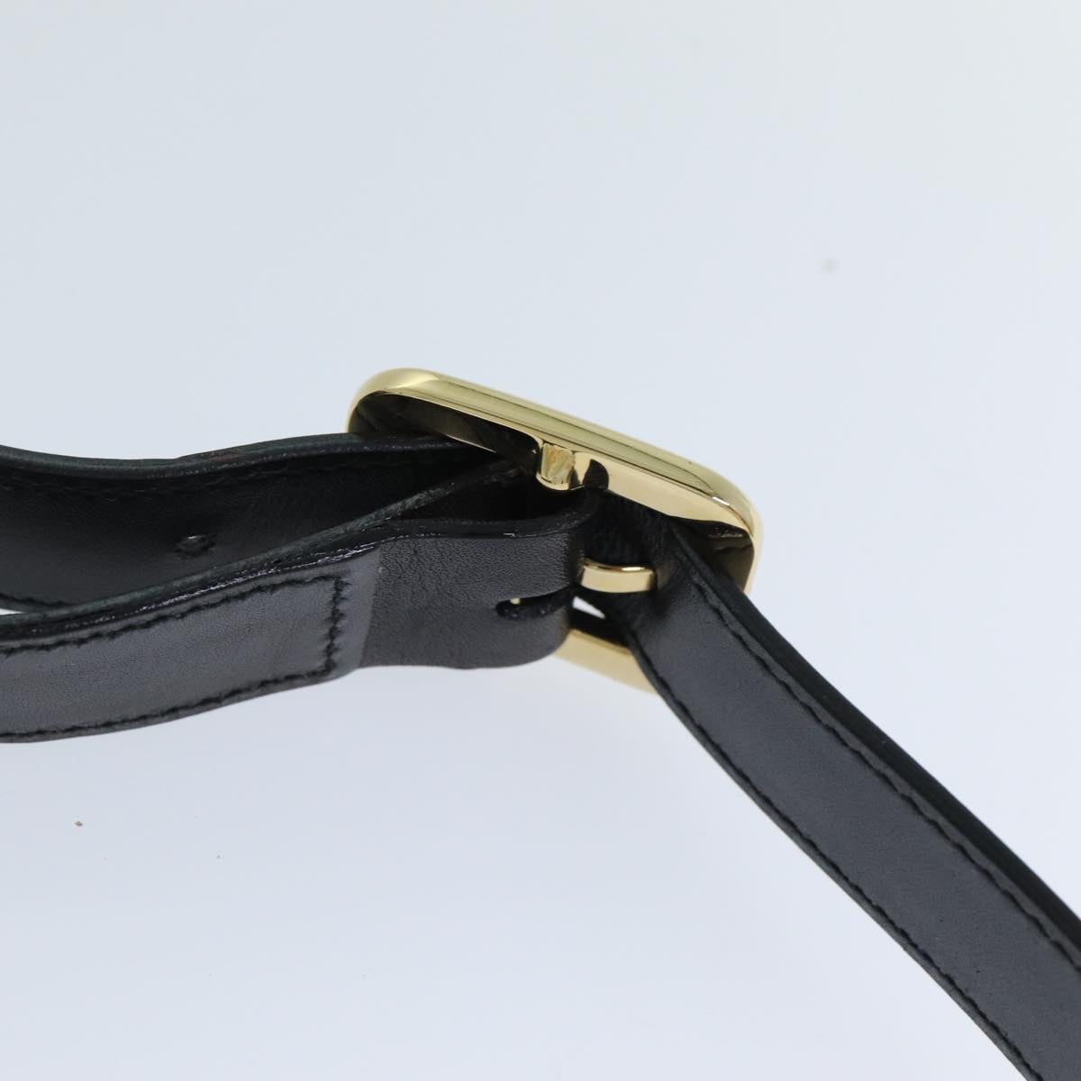 GUCCI Shoulder Bag Leather Black 001 1998 1785 77457