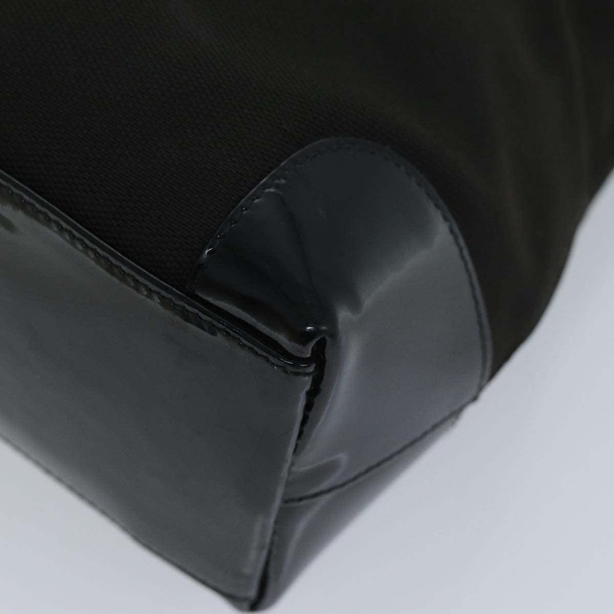 GUCCI Tote Bag Canvas Black 002 1119 77489
