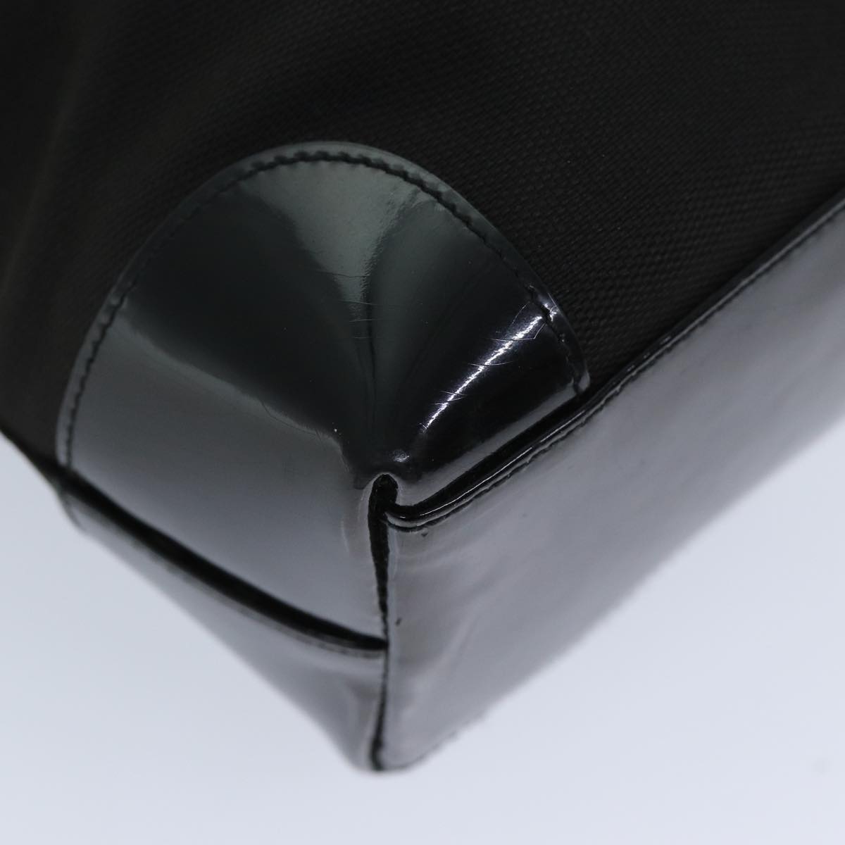 GUCCI Tote Bag Canvas Black 002 1119 77489
