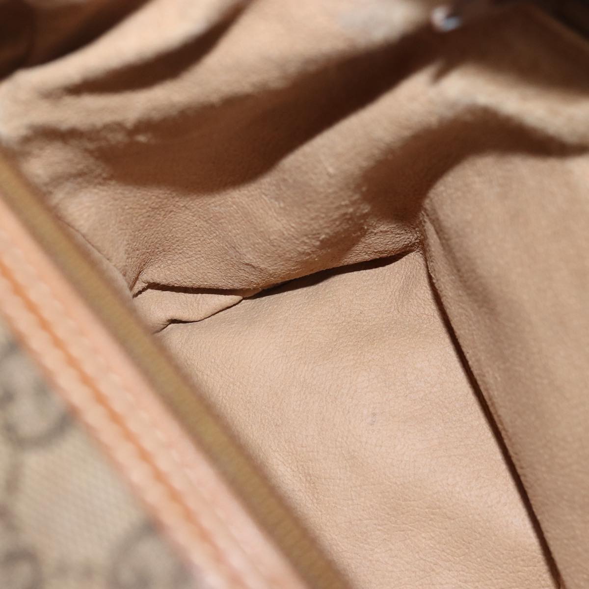 GUCCI GG Canvas Hand Bag Brown 000 101 0140 77490