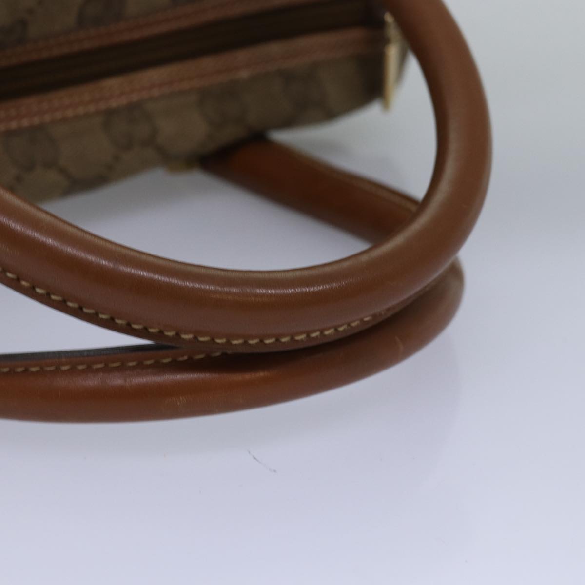 GUCCI GG Canvas Hand Bag Brown 000 101 0140 77490