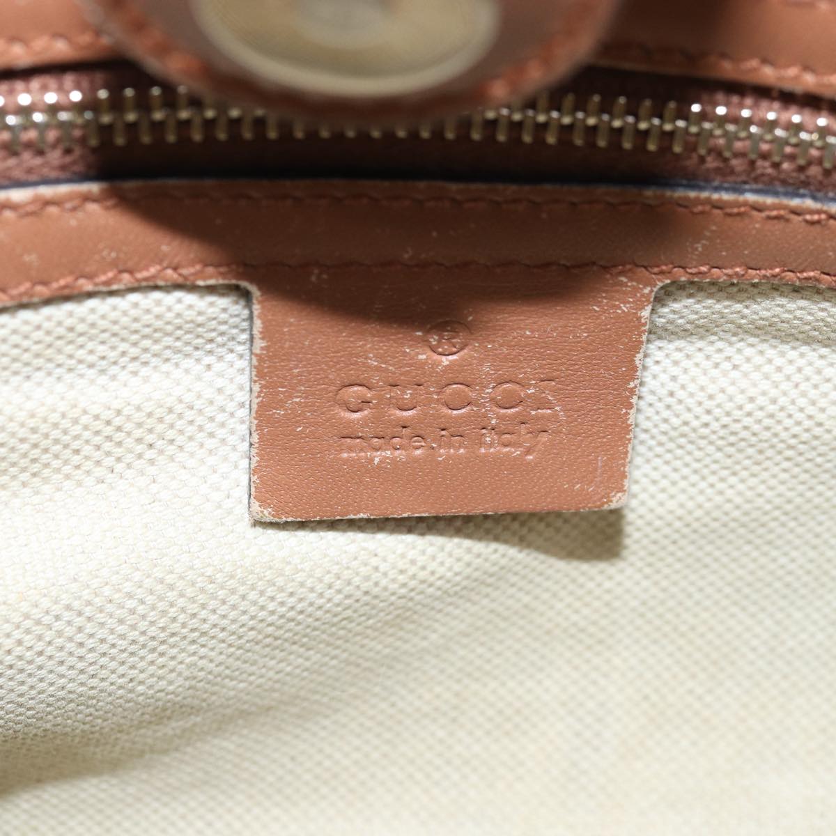 GUCCI Tote Bag Canvas Denim Blue 348715 525040 77495