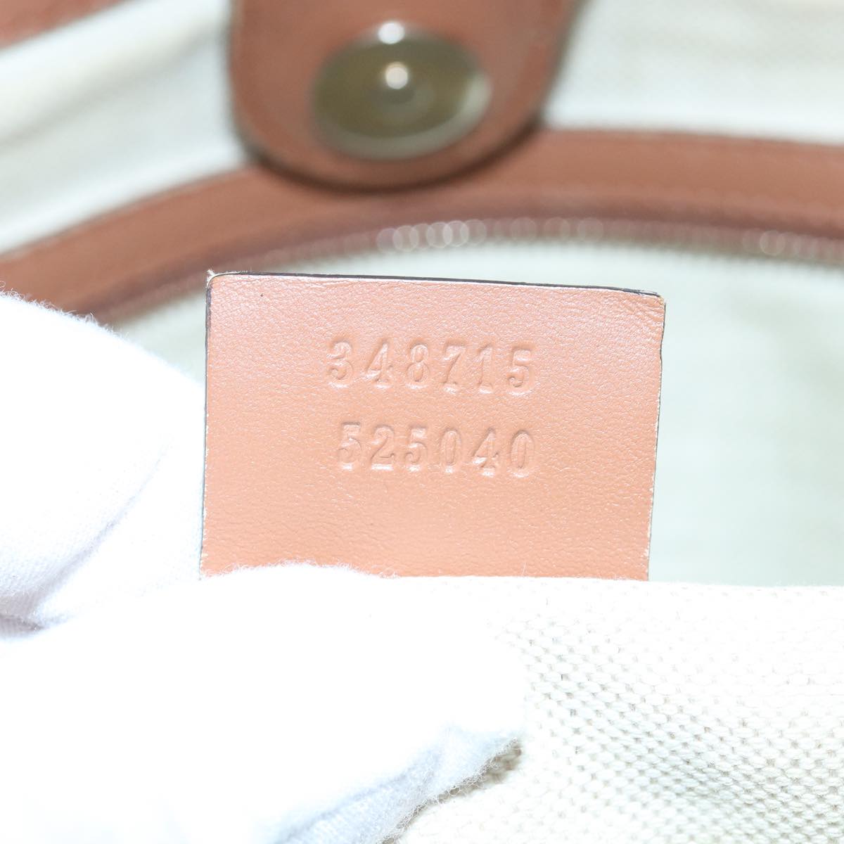 GUCCI Tote Bag Canvas Denim Blue 348715 525040 77495