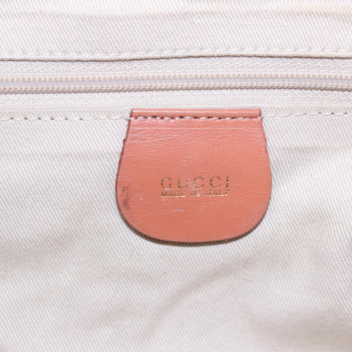 GUCCI Bamboo Shoulder Bag Suede 2way Beige 001 58 1577 77654
