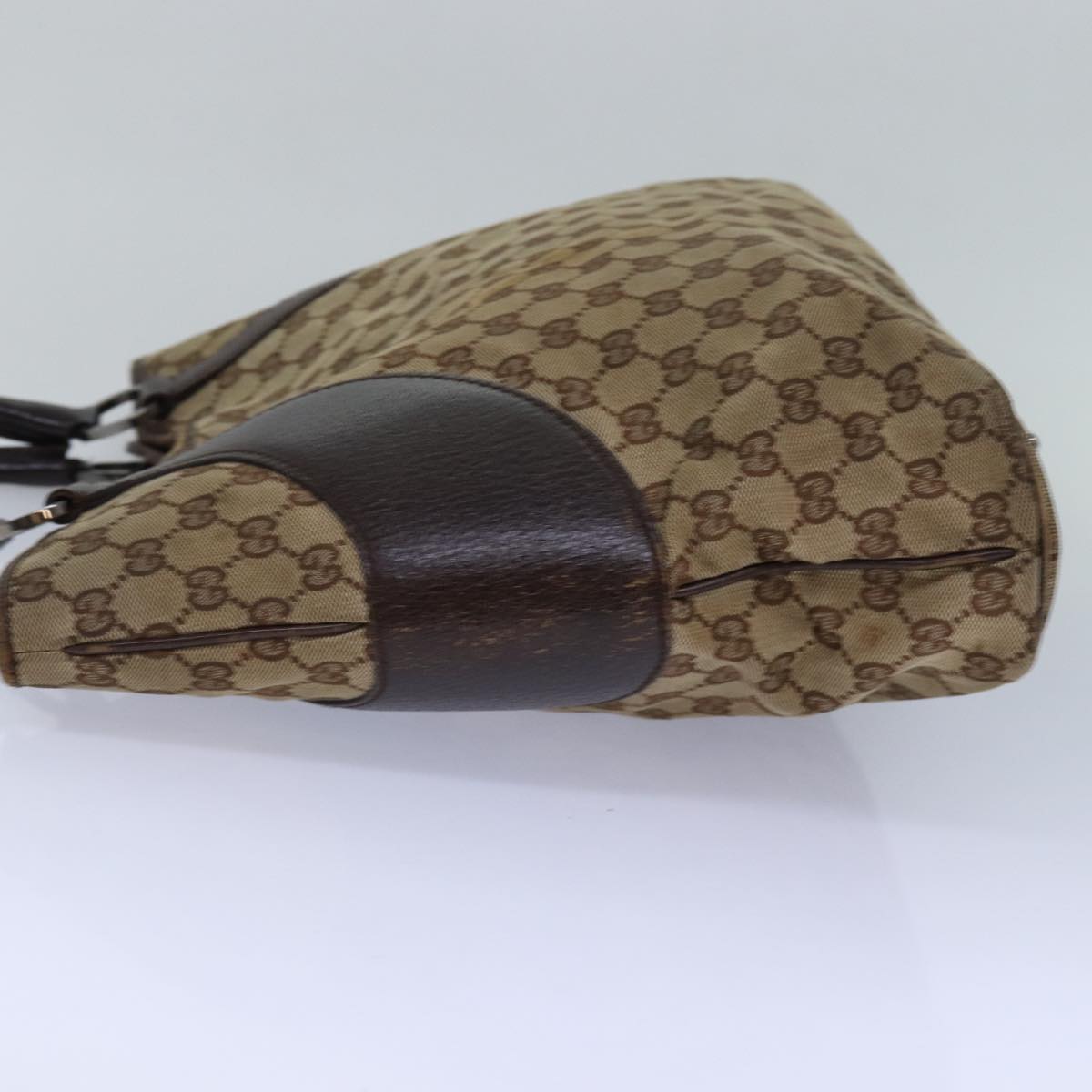 GUCCI GG Canvas Tote Bag Beige 113016 77660