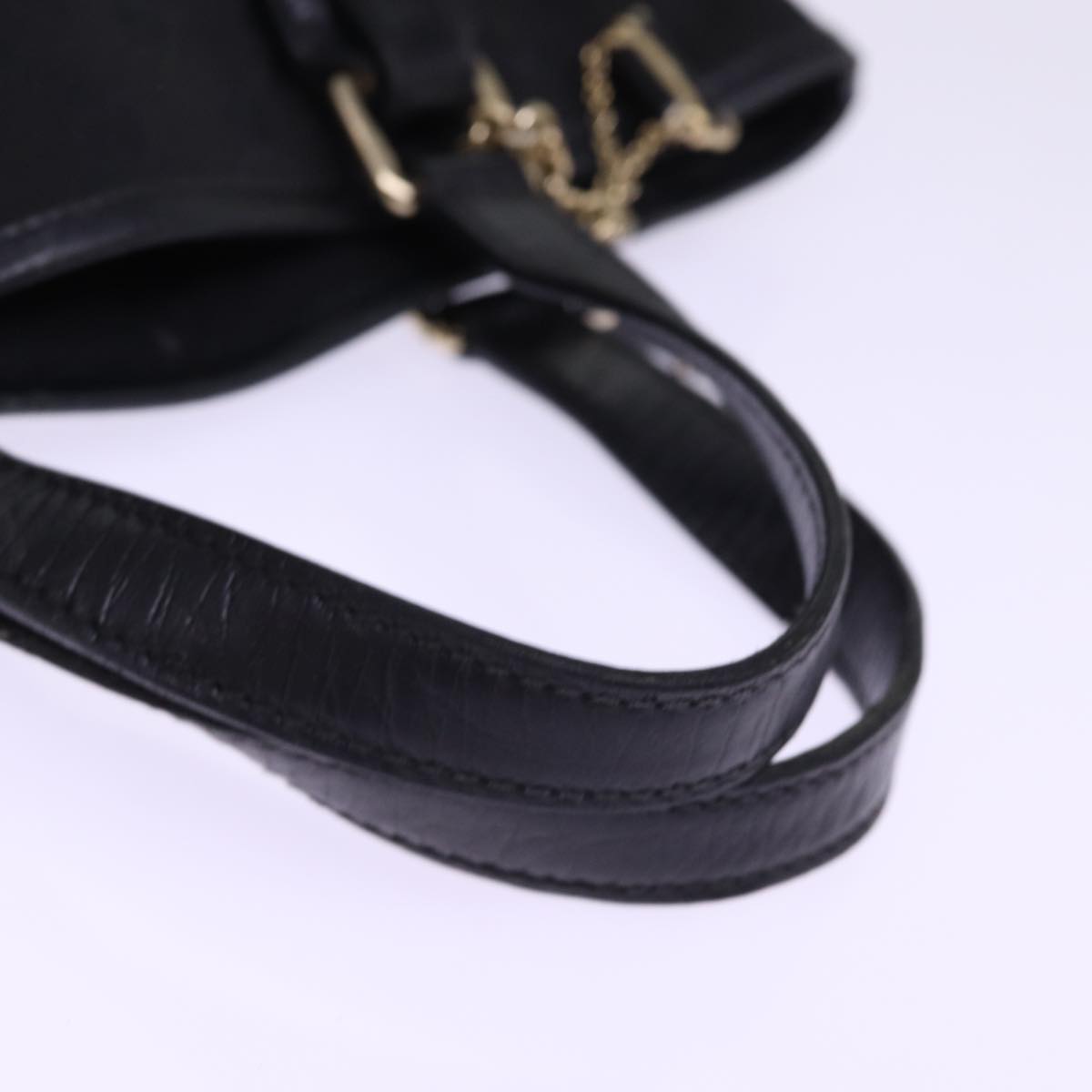 GUCCI GG Canvas Sherry Line Tote Bag Black White 139261 77661