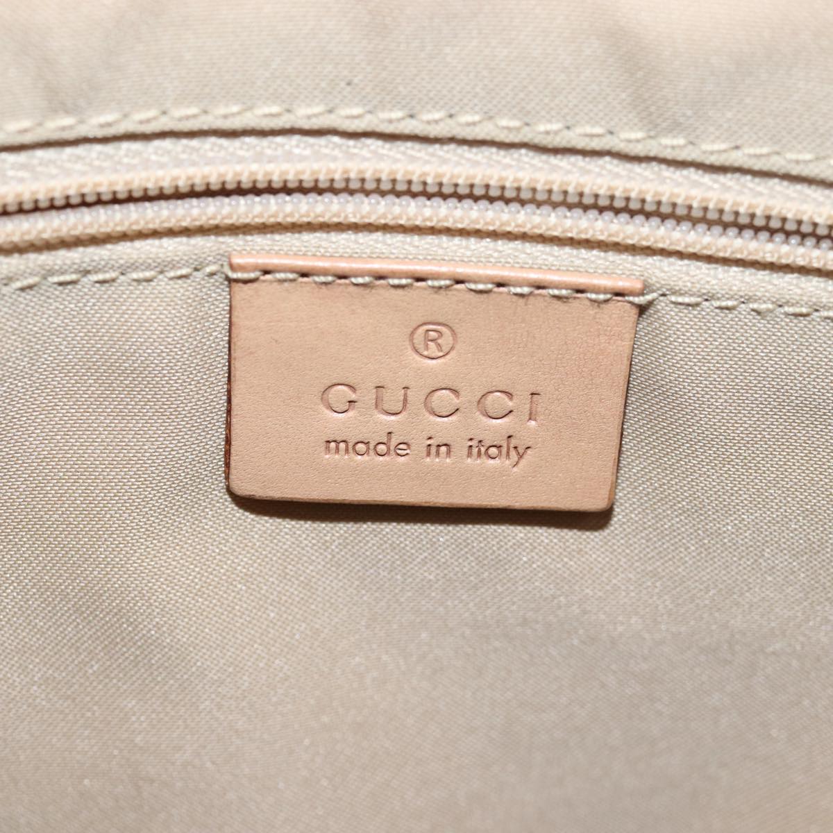 GUCCI GG Canvas Tote Bag Beige 001 3380 77662