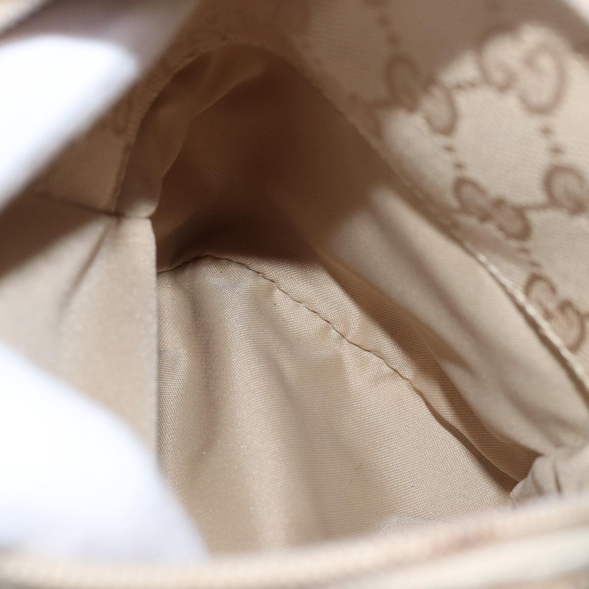 GUCCI GG Canvas Tote Bag Beige 001 3380 77662