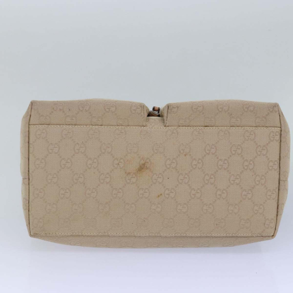 GUCCI GG Canvas Tote Bag Beige 001 3380 77662