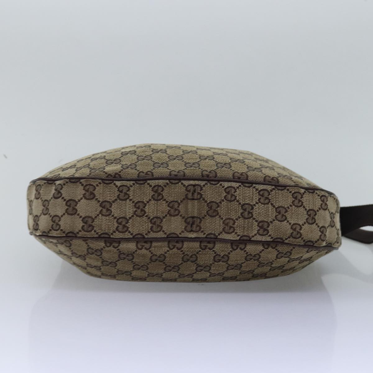 GUCCI GG Canvas Shoulder Bag Beige 122790 77680
