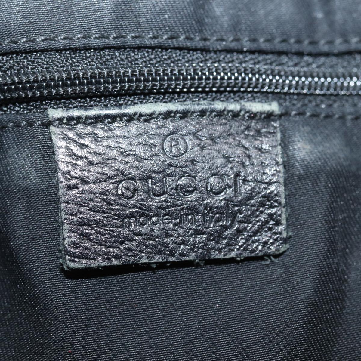 GUCCI GG Canvas Abbey Tote Bag Black 141472 77688