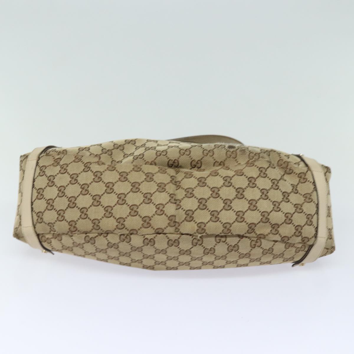 GUCCI GG Canvas Tote Bag Beige 130736 77689