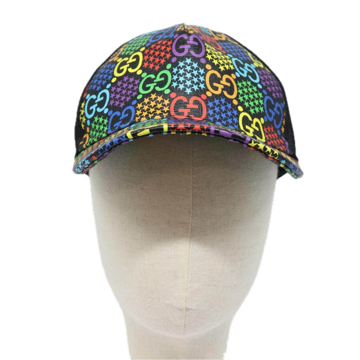 GUCCI GG Psychedelic Cap M Multicolor 517074 77725