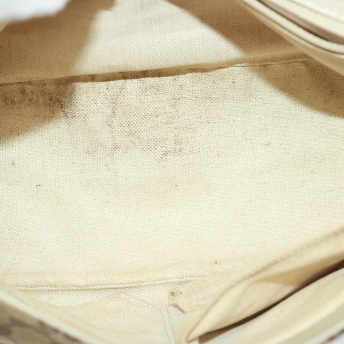 GUCCI GG Canvas Shoulder Bag Beige 308452 77733