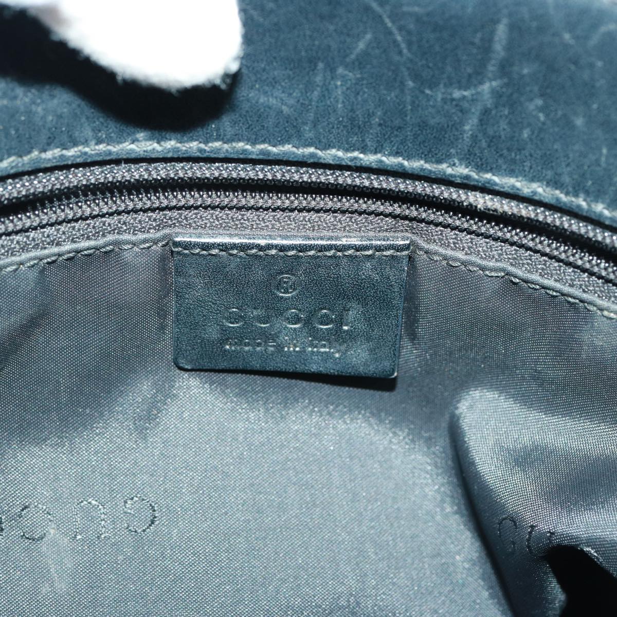 GUCCI Hand Bag Nylon Black 002 1025 3754 77734