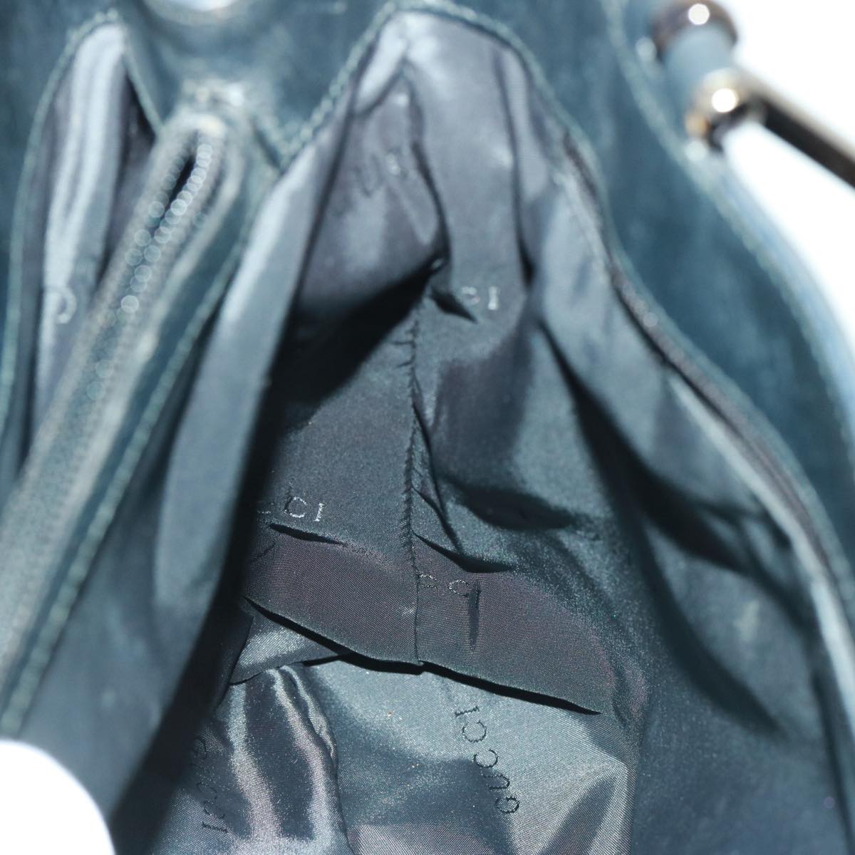 GUCCI Hand Bag Nylon Black 002 1025 3754 77734