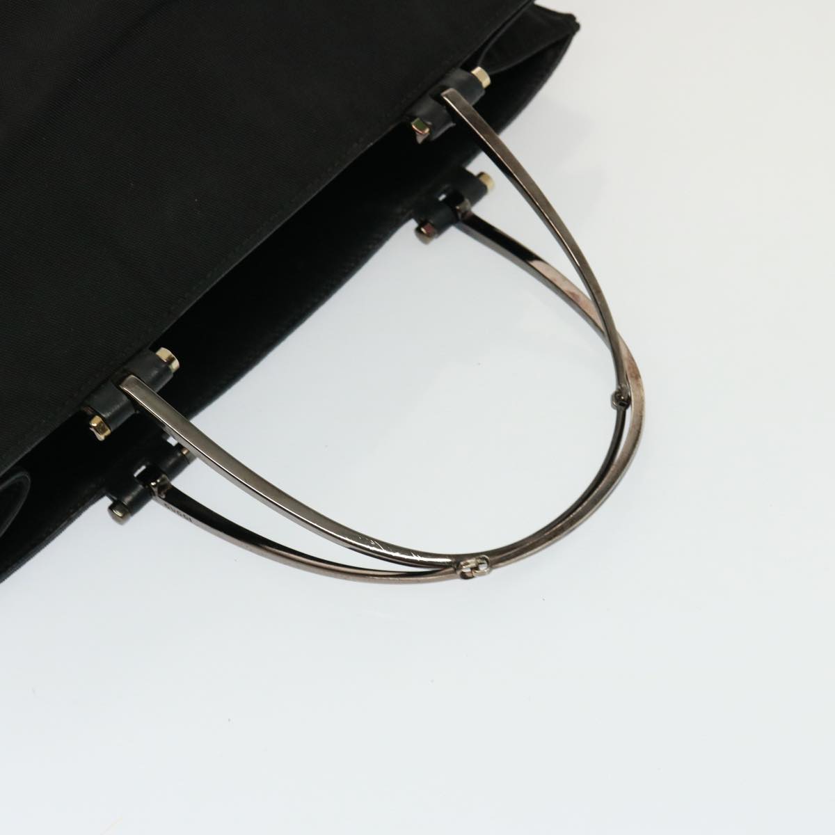 GUCCI Hand Bag Nylon Black 002 1025 3754 77734