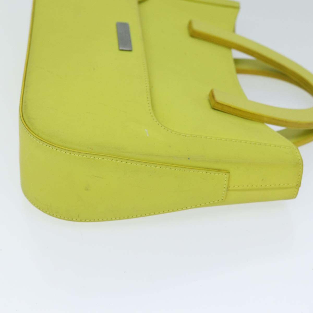 GUCCI Hand Bag Leather Outlet Yellow 002 1068 77735
