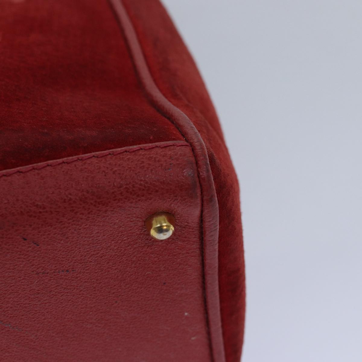 GUCCI Bamboo Hand Bag Red 002 123 0260 77760