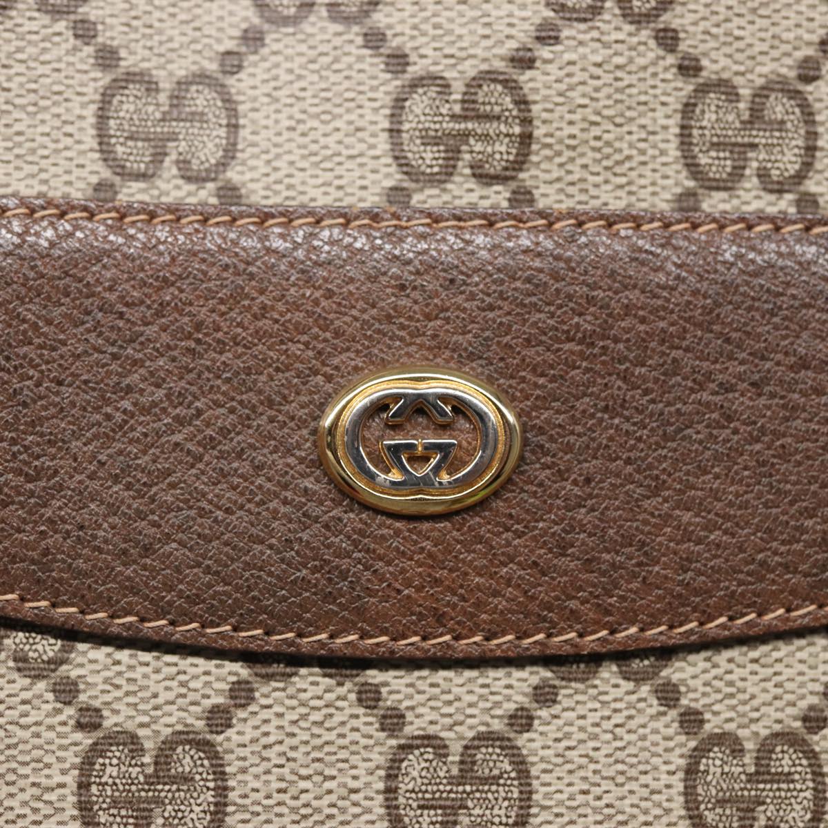 GUCCI GG Supreme Web Sherry Line Tote Bag PVC Beige Red 39 02 091 77790