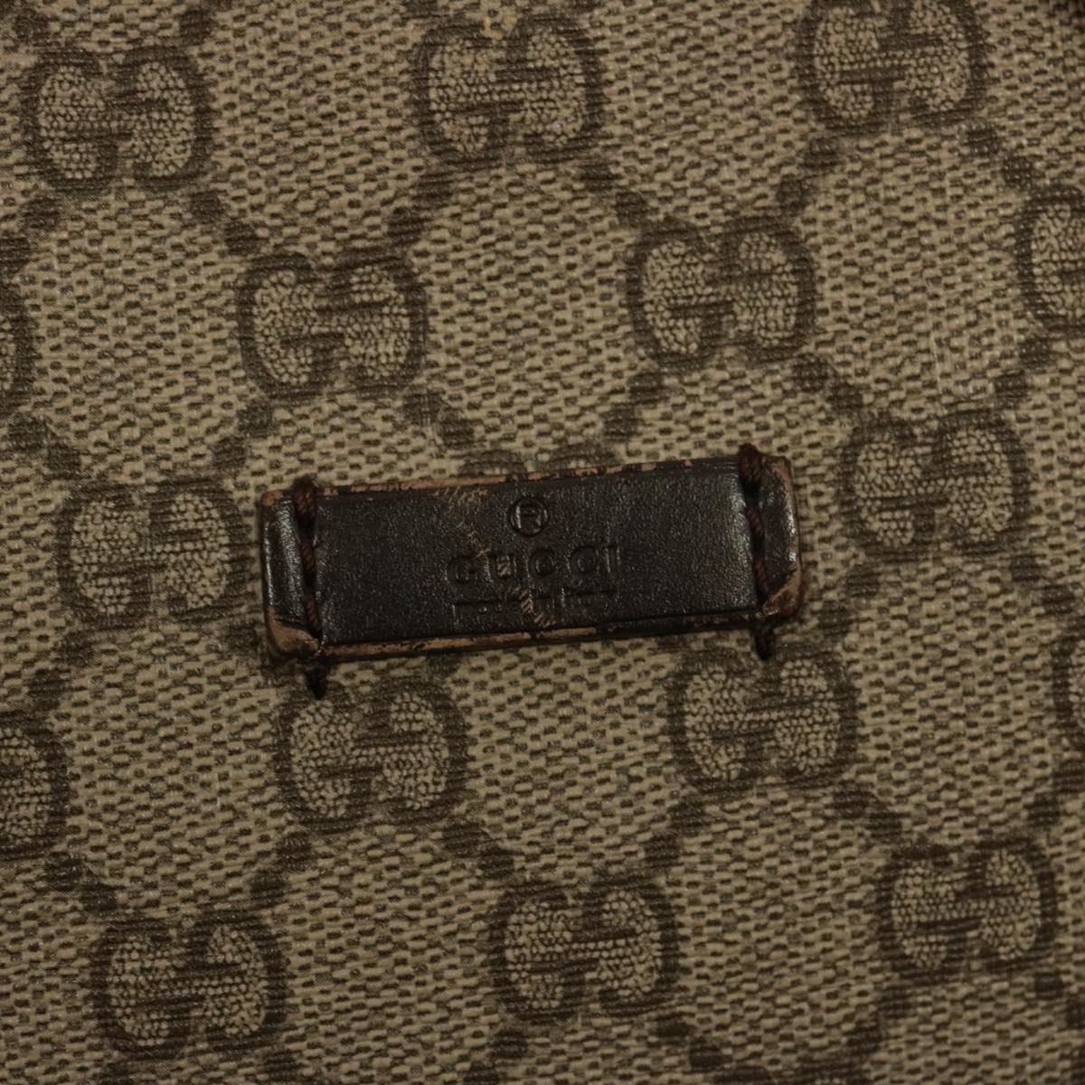 GUCCI GG Supreme Hand Bag PVC 2way Beige 353440 77792