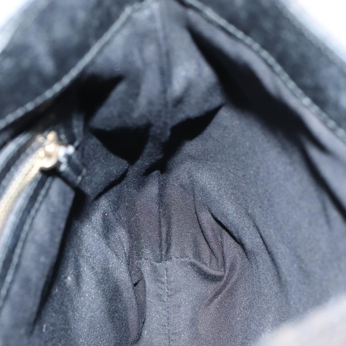 GUCCI GG Supreme Horsebit Shoulder Bag PVC Leather Black 137388 77823