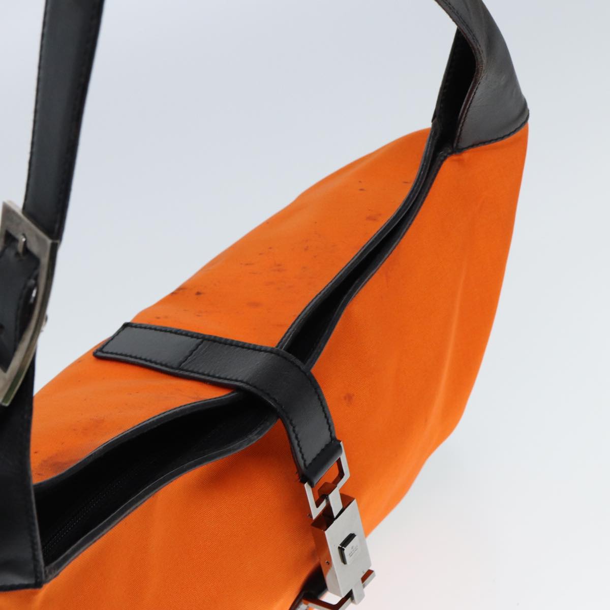 GUCCI Jackie Shoulder Bag Canvas Outlet Orange 77825